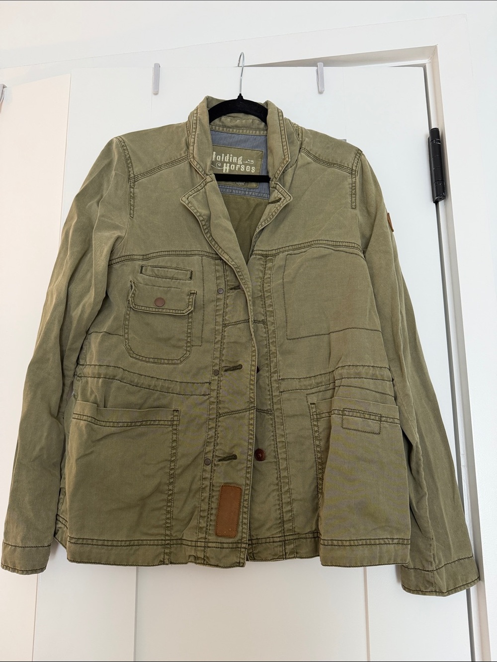 HOLDING HORSES Olive Jacket